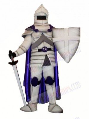 Kommandant-Knight-Maskottchenkostüm 