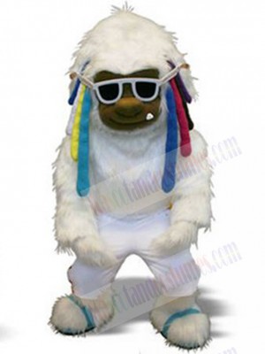 Yeti mascot costume