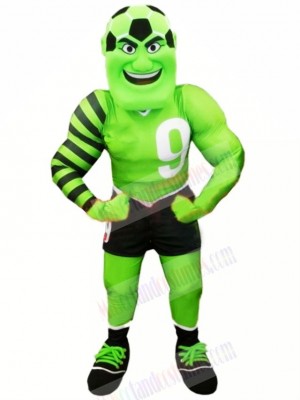 Cool Football Man Mascot Costume Cartoon