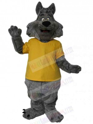 Wolf mascot costume