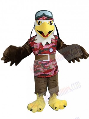 Pilot Eagle mascot costume