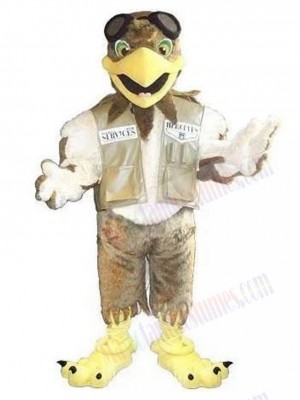 Pilot Eagle mascot costume