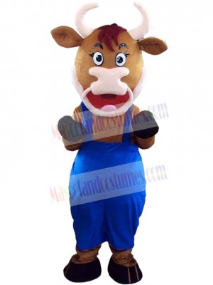 Cow mascot costume