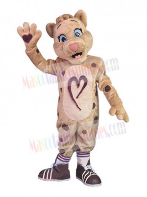 Leopard mascot costume