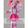 Pink Elephant Mascot Costume Cartoon