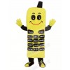 Yellow Phone Mascot Costume Cartoon