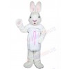 Mrs. White Bunny mascot costume