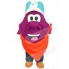 Plum Guy mascot costume