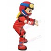 Ski Girl mascot costume