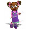 Girl mascot costume