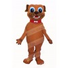 Brown Puppy Dog Mascot Costume Cartoon