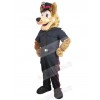 Wolf mascot costume