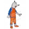 Wolf mascot costume