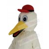 Stork mascot costume