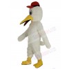Stork mascot costume