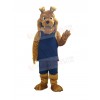 Bulldog Dog mascot costume