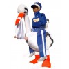 Swan mascot costume