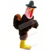 Pink Head Turkey Mascot Costumes Cartoon