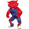 Red Leopard Mascot Costume Cartoon	