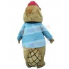 Beaver mascot costume