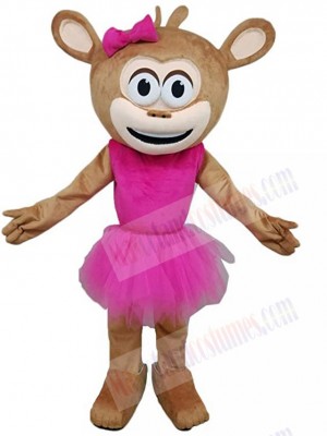 Female Monkey Mascot Costume For Adults Mascot Heads