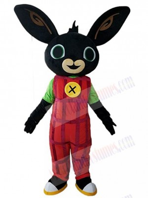 Big Ears Black Rabbit Mascot Costume For Adults Mascot Heads