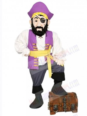 Blackbeard Raider Mascot Costume People