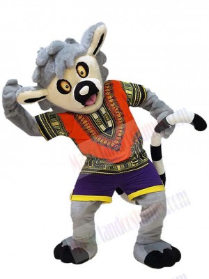 Grey Lemur Mascot Costume For Adults Mascot Heads