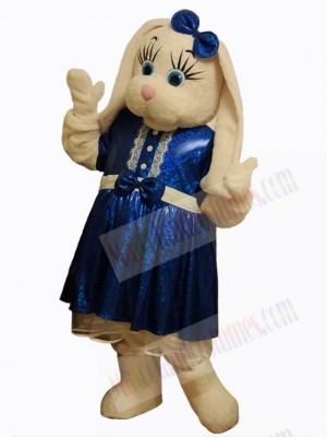 Osterhasen-Maskottchenkostüm – Tierkostüm in Blau, Komplettkostüm