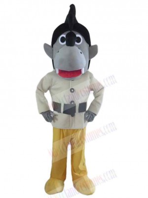 Bad Wolf Mascot Costume Animal with Yellow Pants