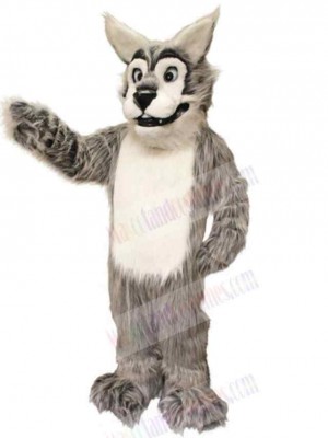 Leroy Gray Wolf Plush Mascot Costume Animal