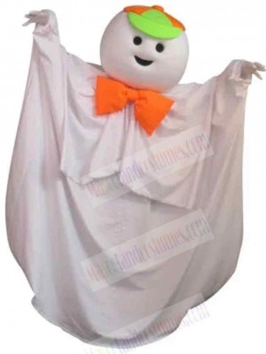 Funny Ghost Snowman Mascot Costume Cartoon