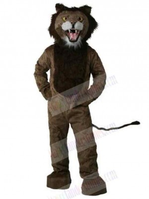 Fierce Brown Lion Mascot Costume Animal