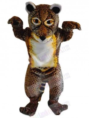 White Belly Leopard Mascot Costume Animal