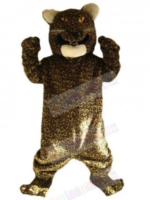 Golden Eyes Leopard Mascot Costume Animal