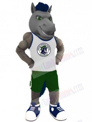 Mustang mascot costume