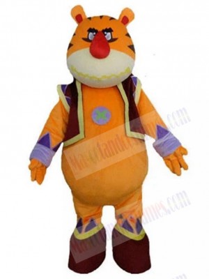 Evil Tiger Mascot Costume Animal