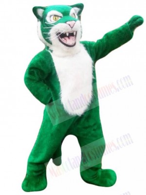 Green Tiger Mascot Costume Animal