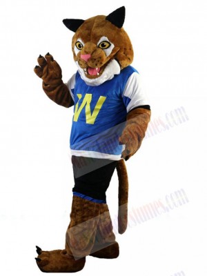 Kind Brown Tiger Mascot Costume Animal