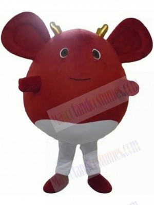 Red Mouse Baby Elf Mascot Costume Cartoon