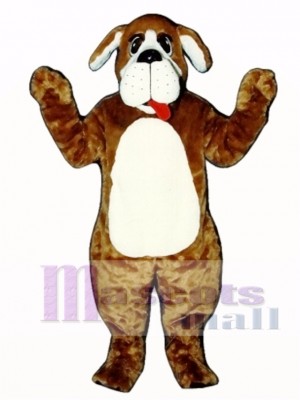 Cute Nanny Dog with Tongue Mascot Costume