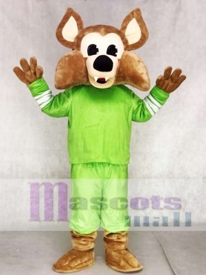 Custom Color Green Arizona Coyotes Howler the Coyote Wolf Mascot Costumes