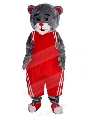 Original-Kostüm des Maskottchens „Clutch the Bear“ – Zeichentrickfilm