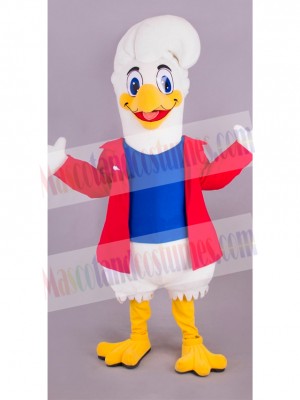 „Sparkling Goose“ in roter Jacke – Maskottchenkostüm „Tier“  