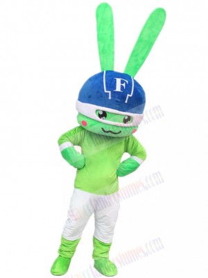 New Designed Green Bunny Mascot Costume Animal