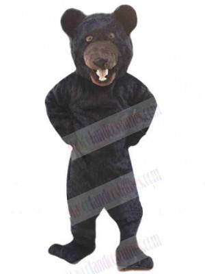 Ugly Black Bear Mascot Costume For Adults Mascot Heads
