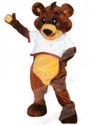 Cool Brown Bear Mascot Costume For Adults Mascot Heads