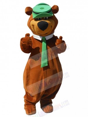 Cartoon Yogi Bear Mascot Costume For Adults Mascot Heads
