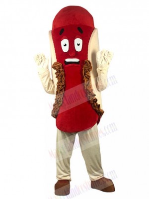 Cute Hotdog Mascot Costume Food