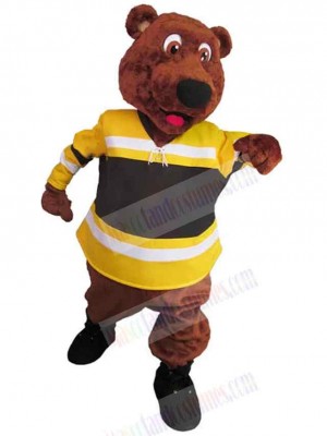 Bear the Relay Race Mascot Costume Animal